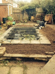 Flowerbeds dug over and weeded - ready for planting 